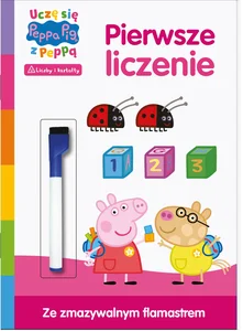Uczę się z Peppą Zadania do ścierania część 3. Pierwsze liczenie