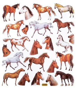 Naklejki konie 23szt