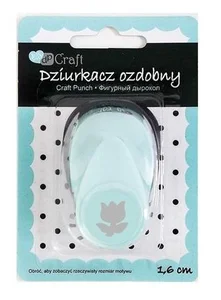 Dziurkacz ozdobny 1,6cm tulipan Dziurkacz ozdobny 1,6cm tulipan