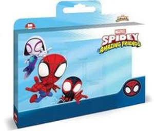 Pieczątki Spidey w walizce