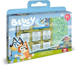 Pieczątki Bluey w walizce Pieczątki Bluey w walizce