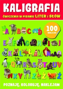 Kaligrafia. Ćwiczenia w pisaniu z naklejkami Kaligrafia. Ćwiczenia w pisaniu z naklejkami