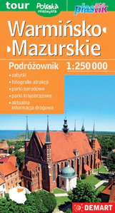 Warmińsko-mazurskie Podróżownik 1:250 000 Warmińsko-mazurskie Podróżownik 1:250 000