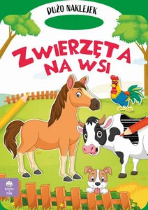 Teczka Zwierzęta na wsi z podwójnymi naklejkami Teczka Zwierzęta na wsi z podwójnymi naklejkami
