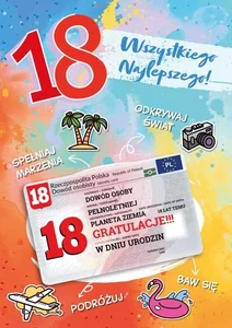 Karnet Urodziny 18