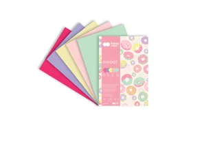 Blok kolorowy A4 20 ark.170 g/m2 Deco Sweet Happy Color 5 kolorów