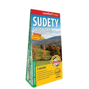 Sudety Środkowe laminowana mapa turystyczna 1:60 000 Sudety Środkowe laminowana mapa turystyczna 1:60 000
