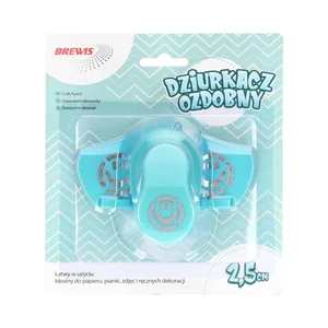 Dziurkacz ozdobny brzegowy - Buźka 2,5cm Dziurkacz ozdobny brzegowy - Buźka 2,5cm