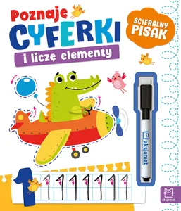 Poznaję cyferki i liczę elementy Ścieralny pisak Poznaję cyferki i liczę elementy Ścieralny pisak