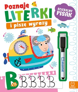 Poznaję literki i piszę wyrazy Ścieralny pisak Poznaję literki i piszę wyrazy Ścieralny pisak