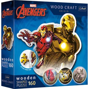 Puzzle drewniane Avengers Odważny Iron Man 160