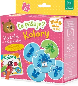 Co pasuje? Kolory Puzzle + książeczka
