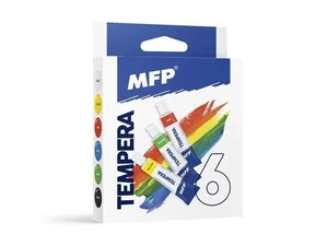 Farby tempera 6 kolorów 12 ml 6300356 Farby tempera 6 kolorów 12 ml 6300356