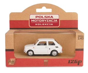 PRL Fiat 126P Biały PRL Fiat 126P Biały