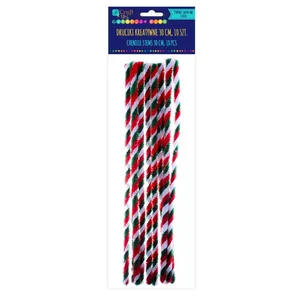 Druciki kreatywne 30cm trójkolorowe 25szt