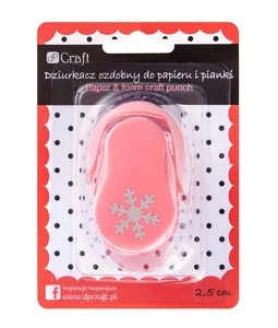 Dziurkacz ozdobny 2,5 cm śnieżynka 3 Dziurkacz ozdobny 2,5 cm śnieżynka 3