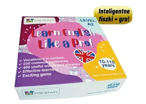 Learn English Like a Pro - Inteligentne fiszki + gra (poziom A2) Learn English Like a Pro - Inteligentne fiszki + gra (poziom A2)