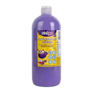 Farba plakatowa Strigo butelka 1000 ml fioletowy Farba plakatowa Strigo butelka 1000 ml fioletowy