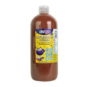 Farba plakatowa Strigo butelka 1000 ml brązowa Farba plakatowa Strigo butelka 1000 ml brązowa