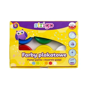 Strigo, Farby plakatowe, 6x20 ml