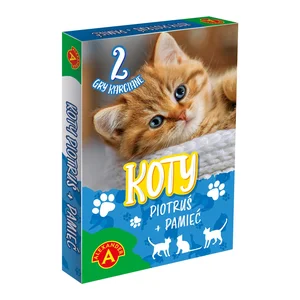 Karty Piotruś + Pamięć Koty Karty Piotruś + Pamięć Koty
