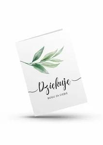 Karnet - Dziękuję Bogu za Ciebie Karnet - Dziękuję Bogu za Ciebie