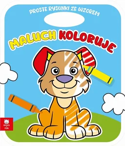 Maluch koloruje Piesek