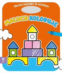 Maluch koloruje Klocki