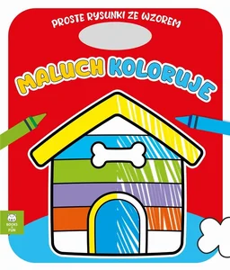 Maluch koloruje Domek dla psa
