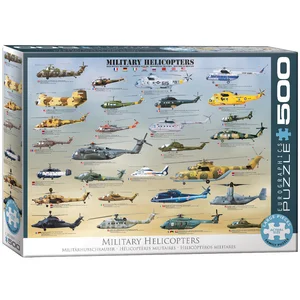 Puzzle 500 Military Helicopters 6500-0088 Puzzle 500 Military Helicopters 6500-0088