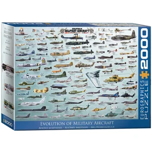 Puzzle 2000 Evolution of Military Aircraft 8220-0578 Puzzle 2000 Evolution of Military Aircraft 8220-0578