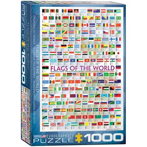 Puzzle 1000 Flags of the World 6000-0128 Puzzle 1000 Flags of the World 6000-0128