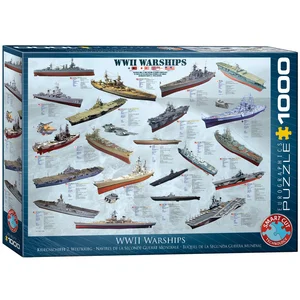 Puzzle 1000 WW II Warships 6000-0133 Puzzle 1000 WW II Warships 6000-0133