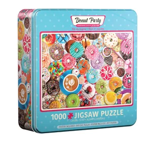 Puzzle 1000 TIN Donut Party 8051-5602 Puzzle 1000 TIN Donut Party 8051-5602