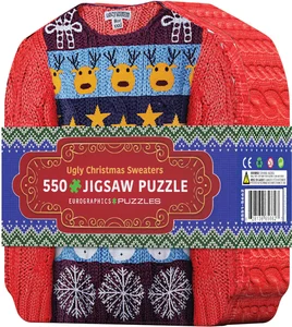 Puzzle 550 TIN Ugly Christmas Sweaters 8551-5662 Puzzle 550 TIN Ugly Christmas Sweaters 8551-5662