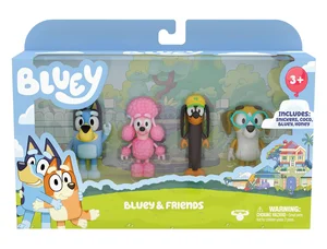 Figurki przyjaciele Bluey BLU13014 4pak Figurki przyjaciele Bluey BLU13014 4pak