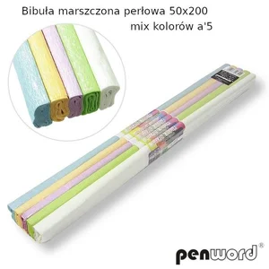 Bibuła marszczona perłowa 50x200 (5szt) Bibuła marszczona perłowa 50x200 (5szt)
