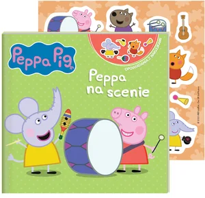 Peppa Pig. Opowiadania z naklejkami Peppa na scenie