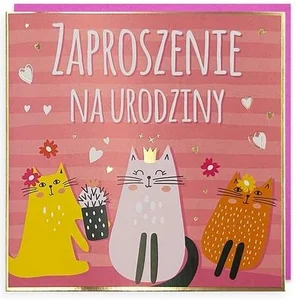 Zaproszenie Urodziny 5szt Zaproszenie Urodziny 5szt