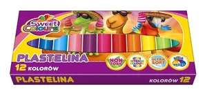 Plastelina 12 kol.Koma-Plast