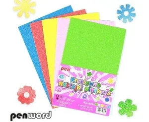 Naklejki piankowe kwiatki 20,3x31,20cm 5szt Naklejki piankowe kwiatki 20,3x31,20cm 5szt
