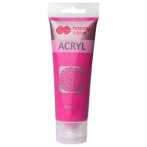 Farba akrylowa 75ml viva magenta tubka Happy Color Farba akrylowa 75ml viva magenta tubka Happy Color