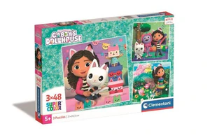 Puzzle 3x48 Supercolor Gabby's Dollhouse