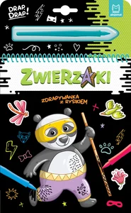 Zwierzaki. Zdrapywanka z rysikiem Zwierzaki. Zdrapywanka z rysikiem