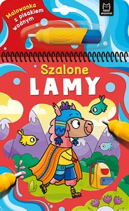 Malowanka z pisakiem wodnym Szalone lamy