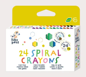 Kredki spiralne 24 kolorów Kredki spiralne 24 kolorów