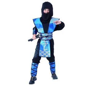 Strój Niebieski Ninja rozm. 130/140cm Strój Niebieski Ninja rozm. 130/140cm