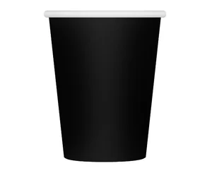 Kubeczki papierowe czarne 250ml 6szt Kubeczki papierowe czarne 250ml 6szt