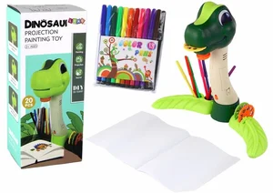 Projektor do rysowania dinozaur dźwięk + akcesoria Projektor do rysowania dinozaur dźwięk + akcesoria