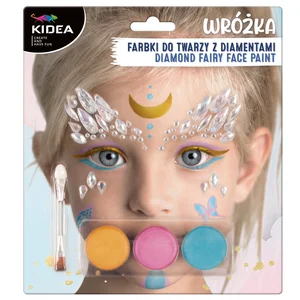 Farbki do twarzy zestaw Wróżka z diamentami Kidea Farbki do twarzy zestaw Wróżka z diamentami Kidea